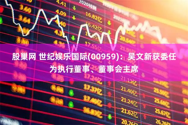 股巢网 世纪娱乐国际(00959)：吴文新获委任为执行董事、董事会主席
