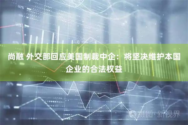 尚融 外交部回应美国制裁中企:将坚决维护本国企业的合法权益